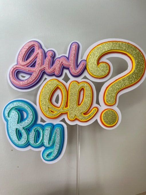 Cake toppers baby showers